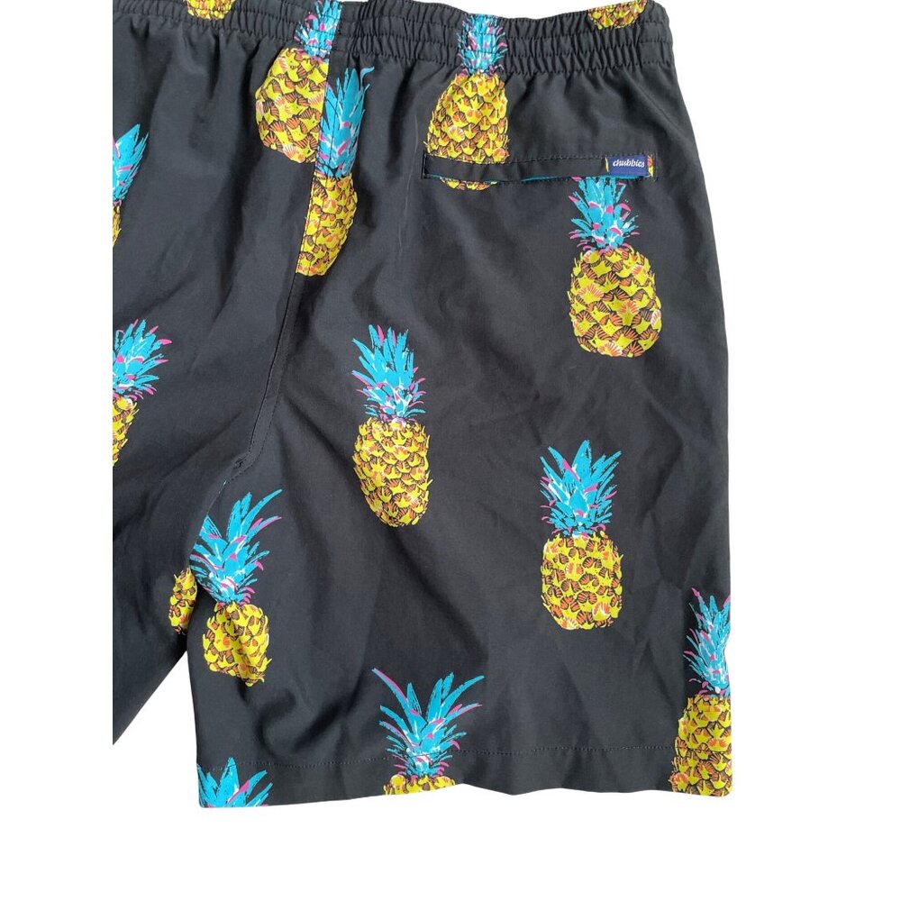 Chubbies Pineapple Swim Trunks Men's Large 7.5" inseam - Picture 7 of 11